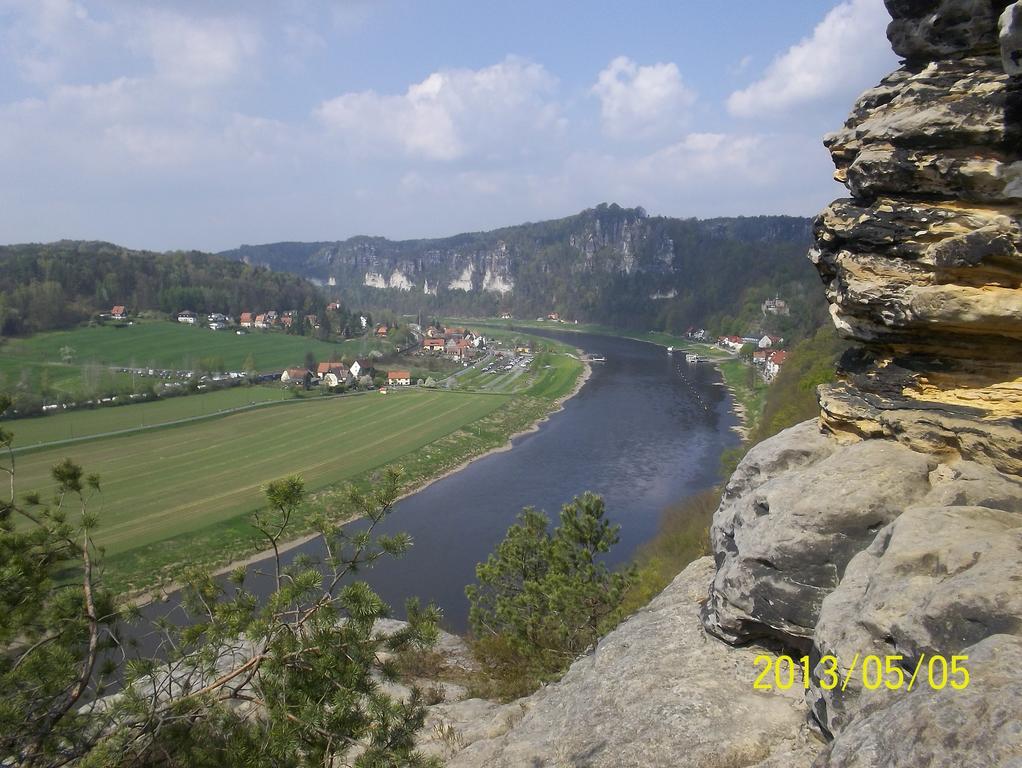 Ferienwohnung Zum Lilienstein Bad Schandau Kültér fotó