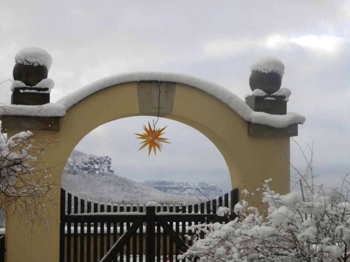 Ferienwohnung Zum Lilienstein Bad Schandau Kültér fotó